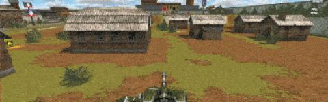 3D坦克蝎型炮塔火箭炮导弹远程攻击模式：攻击躲在墙壁后的敌方坦克，只要敌方在被瞄准时处于视野即可发射