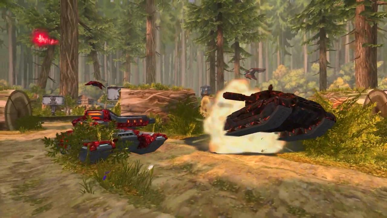 3D坦克黑暗森林秋景模式