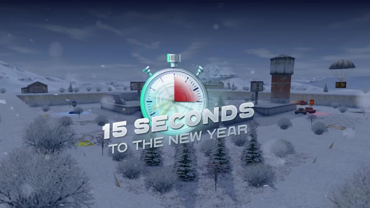 3D坦克15秒新年祝福活动壁纸
