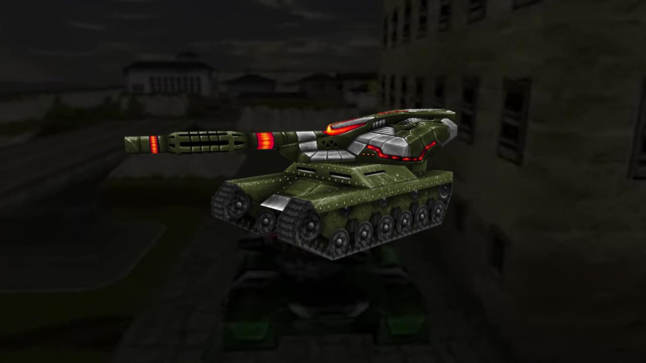 3D坦克镭射炮最初外观
