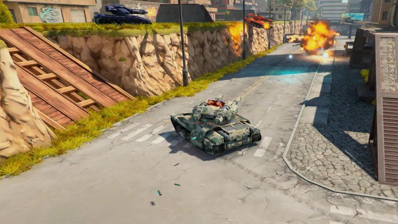 Unity新版3D坦克炮塔之离子炮开启双倍伤害道具的效果