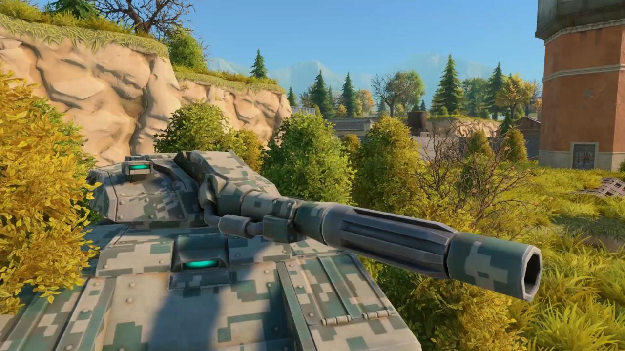 Unity新版3D坦克炮塔镭射炮搭配泰坦重甲
