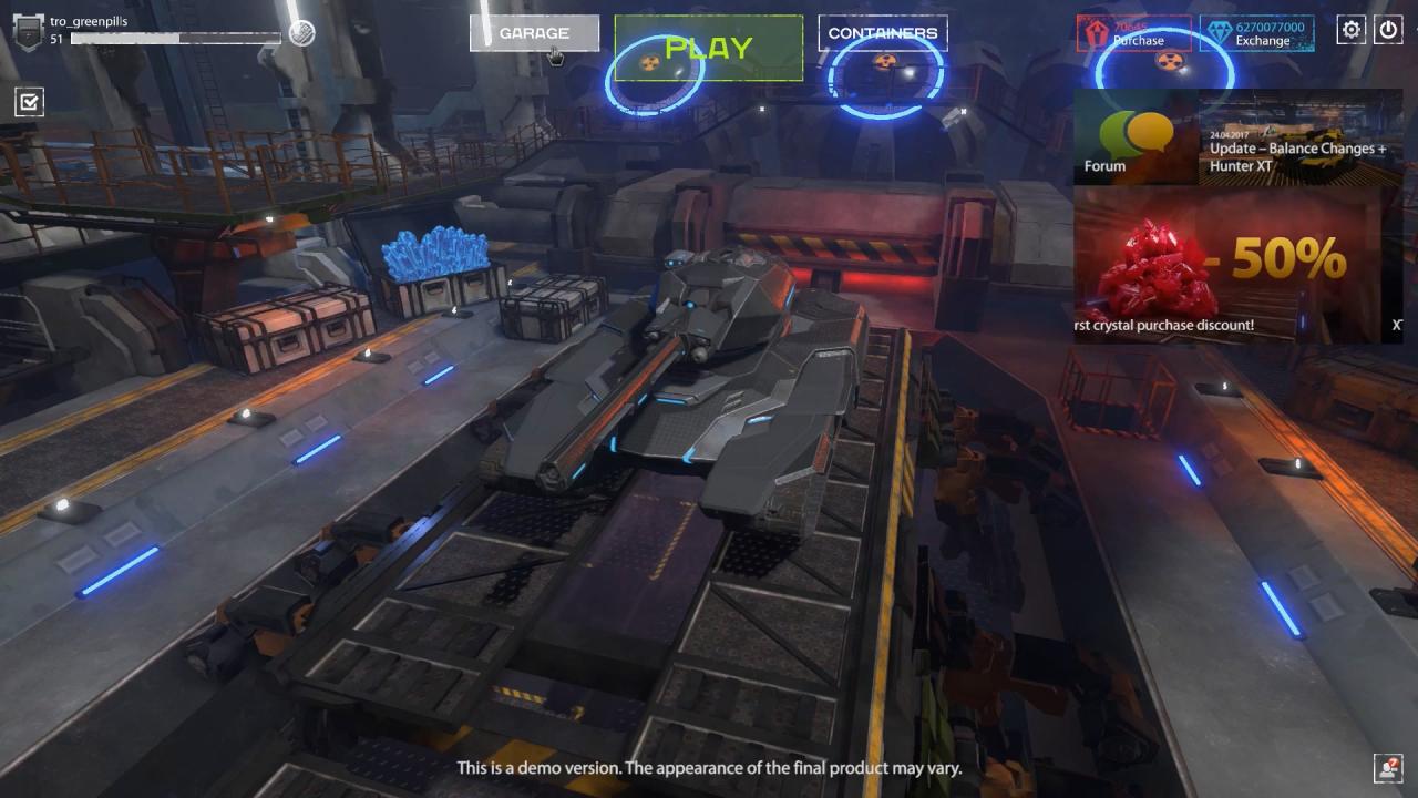 Unity新3D坦克（TankiX）开发中的新主屏界面