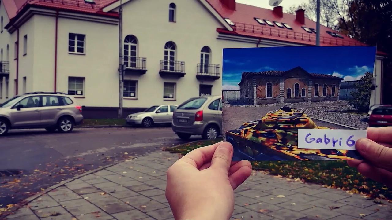 Gabri6拍摄的现实中的3D坦克地图场景之别墅