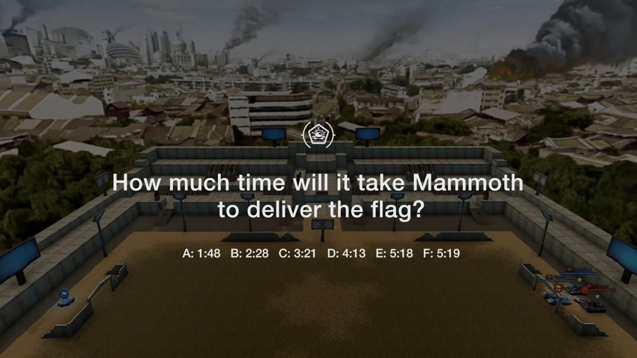3D坦克猛犸象需要多长时间才能将旗帜送回？