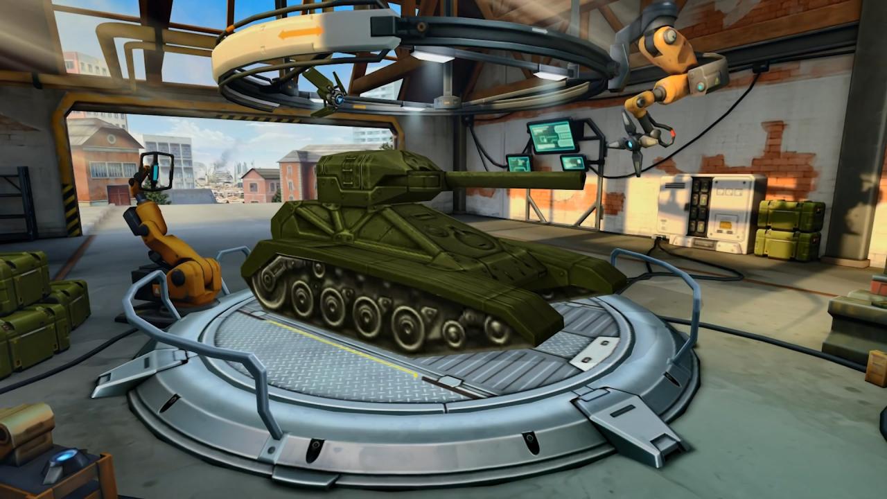 3D坦克新的车库